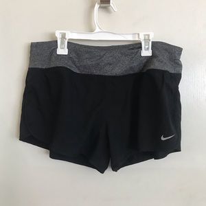 Nike black and grey shorts
